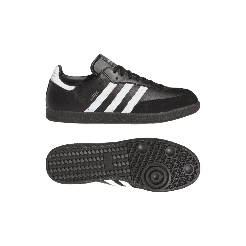 adidas Samba Leather Shoes Core Black 019000 Release Info