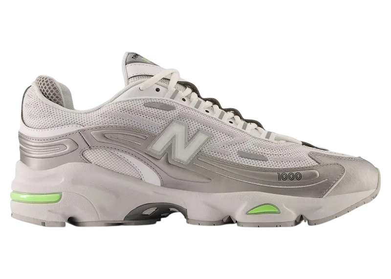New Balance 1000 White Silver Mint Flash