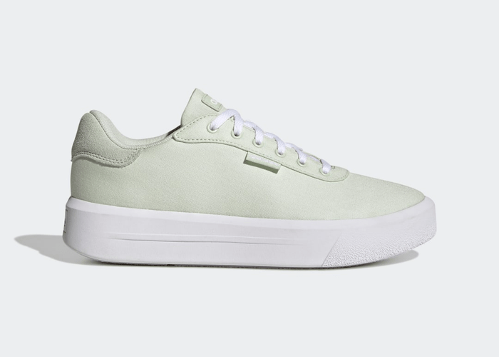 adidas WMNS Court Platform Cloud White Linen Green HP9434