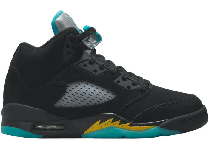 Jordan 5 blue sales and yellow release date