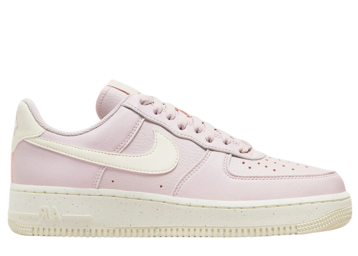 air force 1 trainers pink foam white metallic platinum