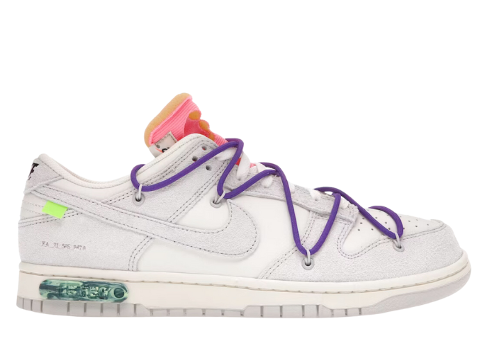 Nike Dunk Low Off-White Lot 50 Raffles and Release Date