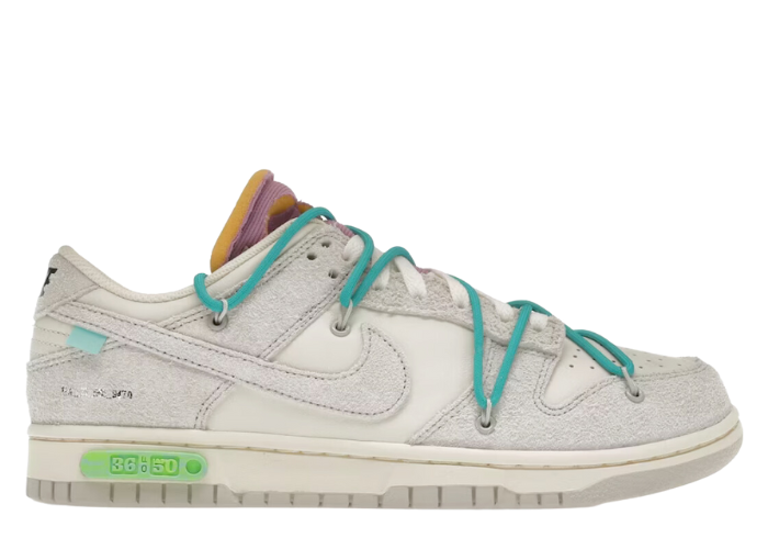 nike dunk low off white lot