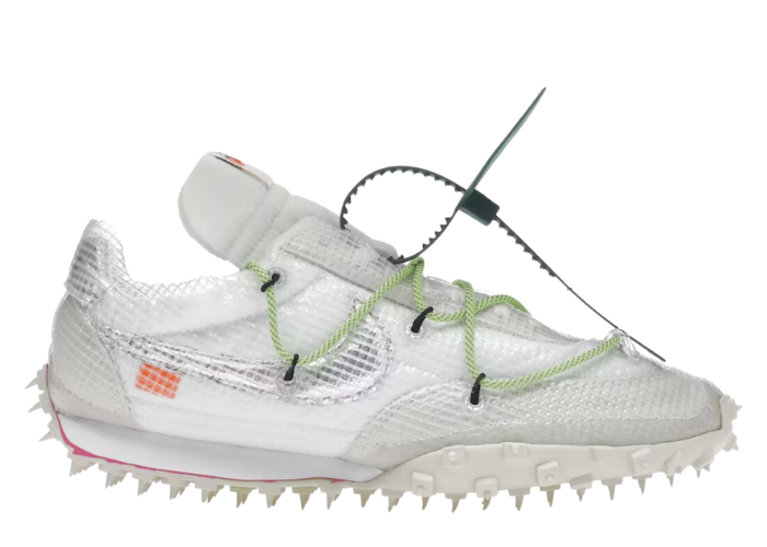 off white nike waffle racer white