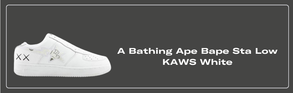 A Bathing Ape Bape Sta Low KAWS White - FS-001 439 Raffles and Release Date