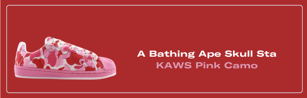 A Bathing Ape Skull Sta KAWS Pink Camo - FS-020 432