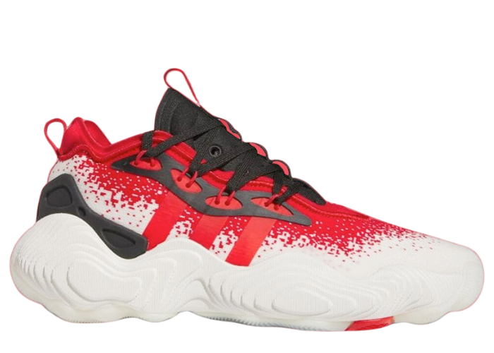 The adidas Trae Young 3 White Red Releases February 2024 display picture 3