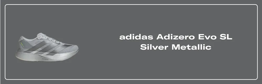 The adidas Adizero Evo SL Silver Metallic Releases March 2025 The adidas Adizero Evo SL Silver Metallic Releases March 2025