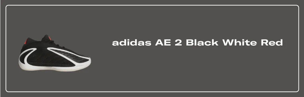 adidas AE 2 Black White Red (GS) - JR9377 Raffles & Where to Buy