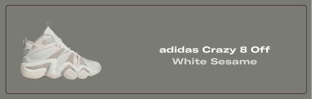 Adidas Crazy 8 'Off White Sesame' 10.5