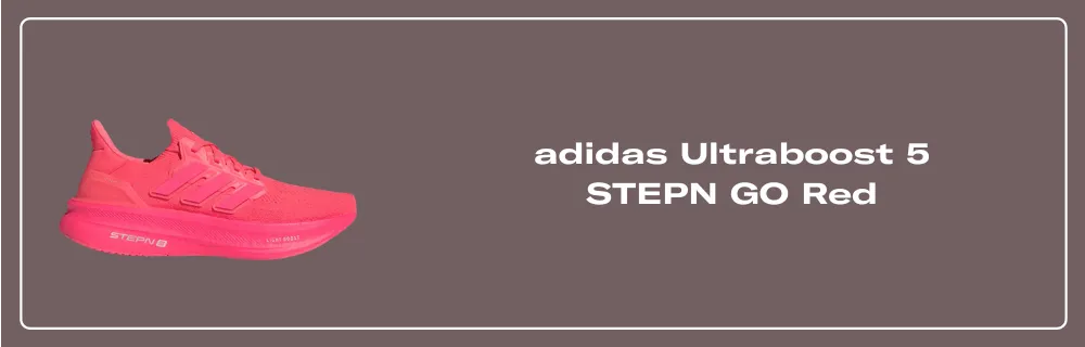 adidas Ultraboost 5 STEPN GO Red Raffles & Where to Buy adidas Ultraboost 5 STEPN GO Red Raffles & Where to Buy