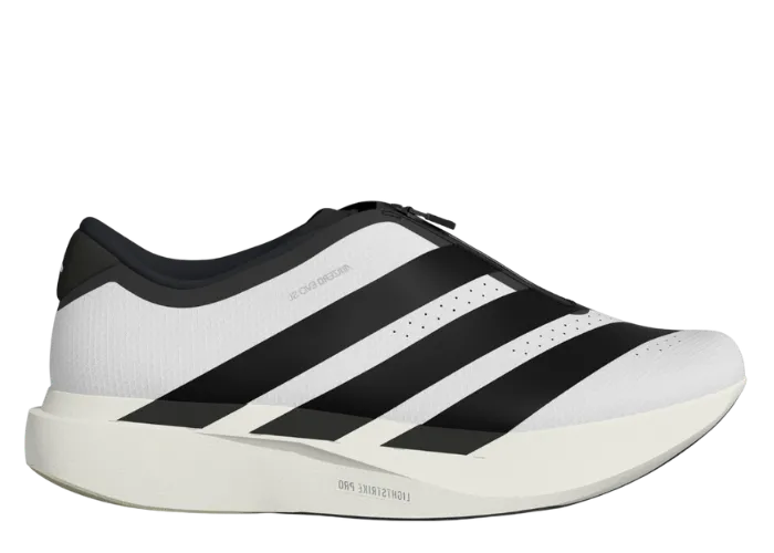 adidas Adizero Evo SL Zip White Black - KH9623 Release Info