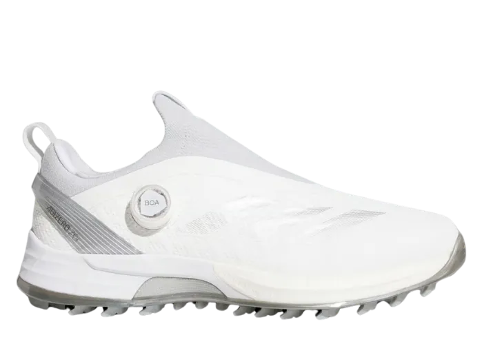 adidas Adizero ZG BOA Spikeless Golf Cloud White Silver Metallic - IH3357