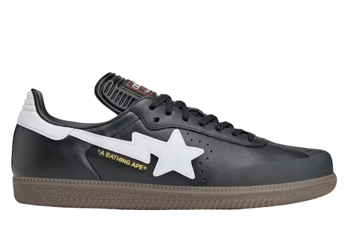 adidas Samba Bape Black White Gum