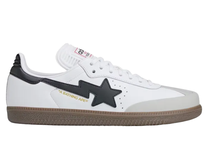 adidas Samba Bape White Black Gum