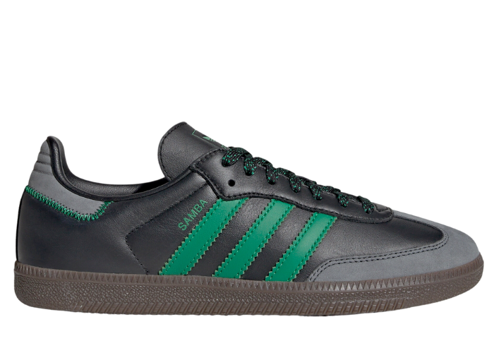 Green adidas samba shoes discount