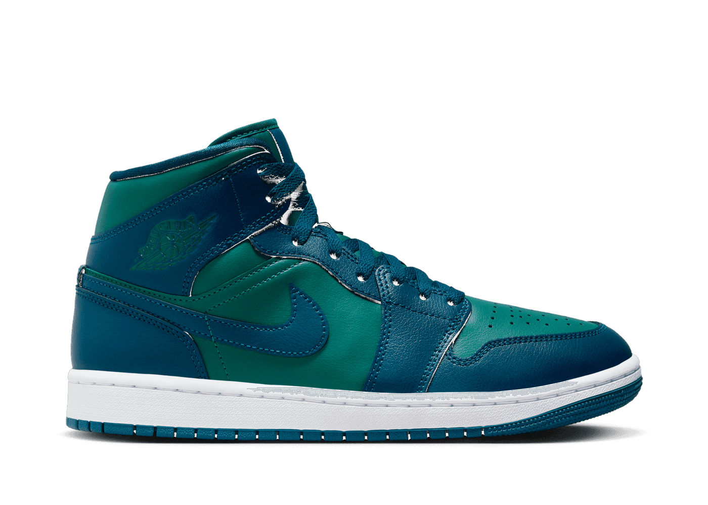 Sky J Teal and Sky J French Blue Cover This Air Jordan 1 Mid