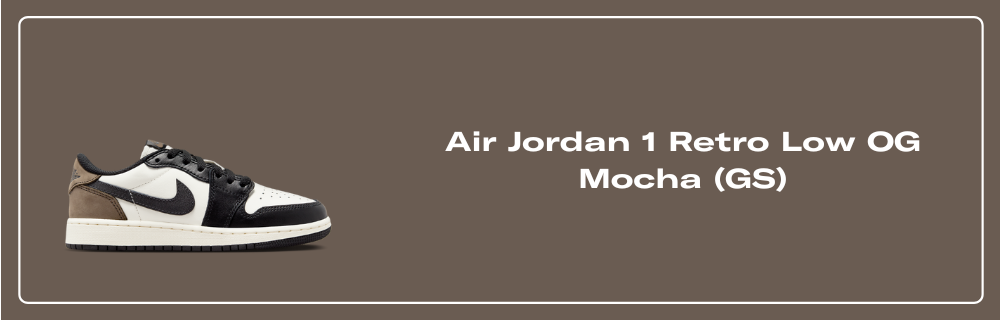 Air Jordan 1 Retro Low OG Mocha (GS) - CZ0858-102 Raffles Air Jordan 1 Retro Low OG Mocha (GS) - CZ0858-102 Raffles