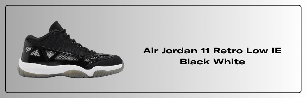 Air Jordan 11 Low IE Black White 919712-001