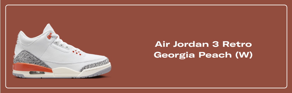 スニーカー Nike air jordan 3 retro women shoes CK9246-121 Womens Air Jordan 3 Retro Georgia Peach CK9246-121 | More