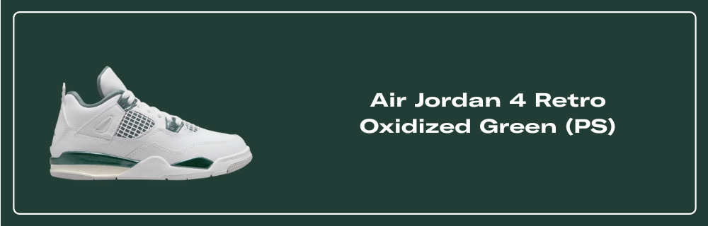 Air Jordan 4 Retro Oxidized Green (PS) - BQ7669-103