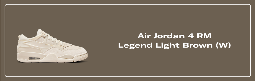 ☆nike☆ Air Jordan 4 RM W Legend Light BrownLegend Light Br Air Jordan 4 RM Legend Light Brown (W) - FQ7940-200
