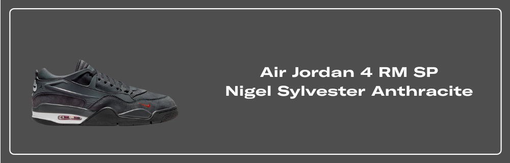 Air Jordan 4 RM SP Nigel Sylvester Anthracite (GS) - HJ9746-004 Air Jordan 4 RM SP Nigel Sylvester Anthracite (GS) - HJ9746-004