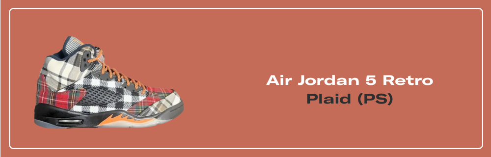The Kids' Exclusive Air Jordan 5 Retro Plaid Releases October 20 - Sneaker  News