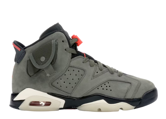 Air Jordan 6 Retro Travis Scott Olive (GS) - CN1085-200 Raffles