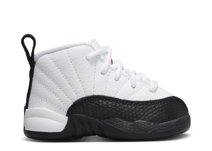 Nike air jordan 12 retro white black red taxi 12s online