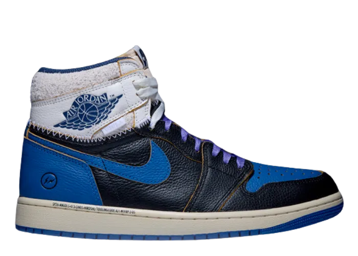 Air Jordan 1 Retro High OG Union LA fragment design Sport Royal