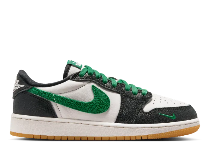 Air Jordan 1 Retro Low OG Phantom Pine Green (GS)