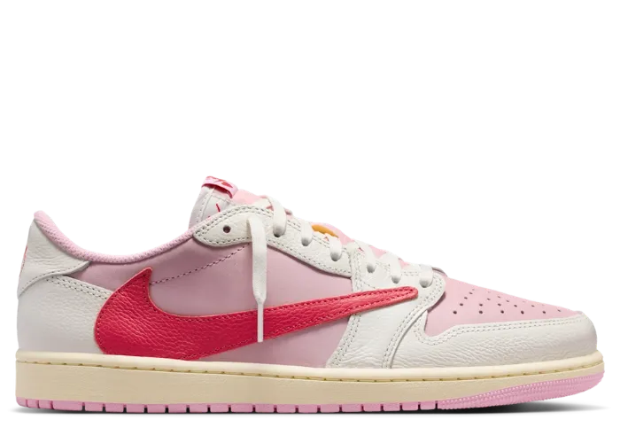 Air Jordan 1 Retro Low OG Travis Scott Sail Tropical Pink