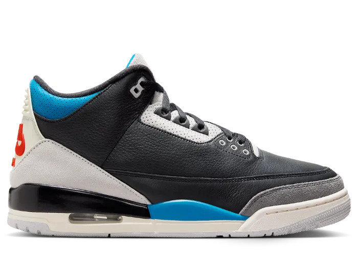 Air Jordan 3 Retro Rare Air Black Military Blue