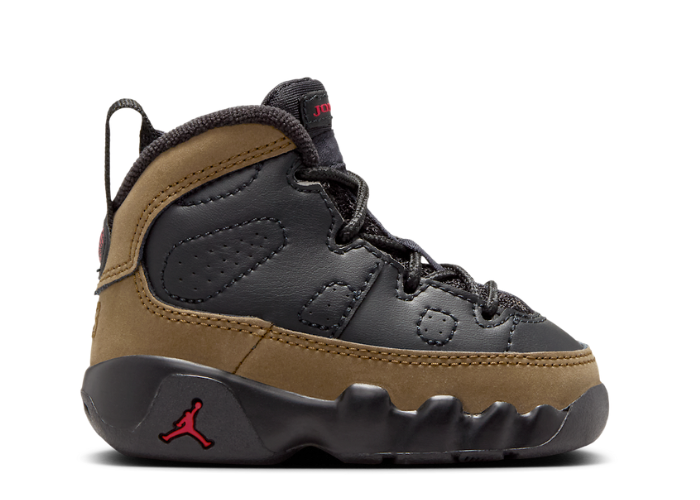 Air Jordan 9 ブラック/ブラウン/パープル オリーブ スニダンで購入可｜Nike Air Jordan 9 