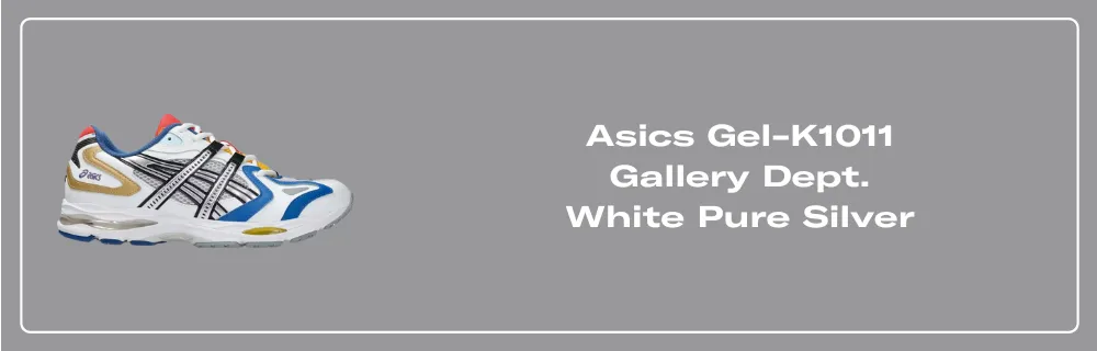 Asics Gel-K1011 Gallery Dept. White Pure Silver - 1203A693-100