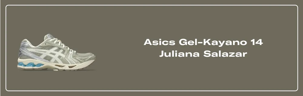 The Juliana Salazar x Asics Gel-Kayano 14 Releases February 2025 The Juliana Salazar x Asics Gel-Kayano 14 Releases February 2025