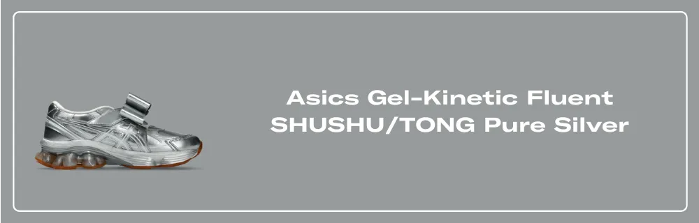 SHUSHUTONG ASICS GEL-KINETIC FLUENT シルバー GEL-KINETIC FLUENT ユニセックス JP - Asics