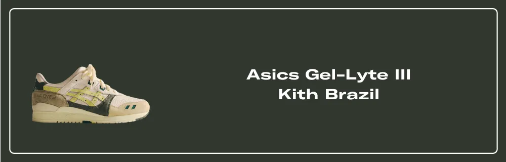 Asics Gel-Lyte III Kith Brazil - 1201B015-201 Raffles & Where to Buy