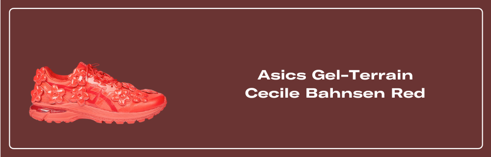 Asics Gel-Terrain Cecilie Bahnsen Red - 1203A526-600 Asics Gel-Terrain Cecilie Bahnsen Red - 1203A526-600
