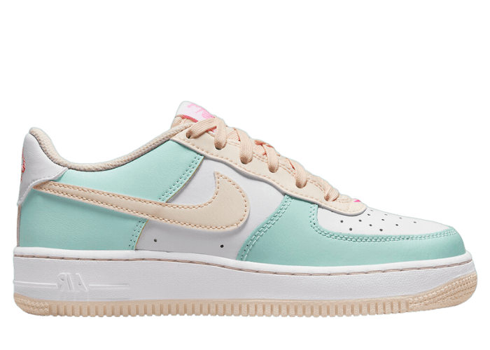 Nike air force 1 shop low desert sand aurora green