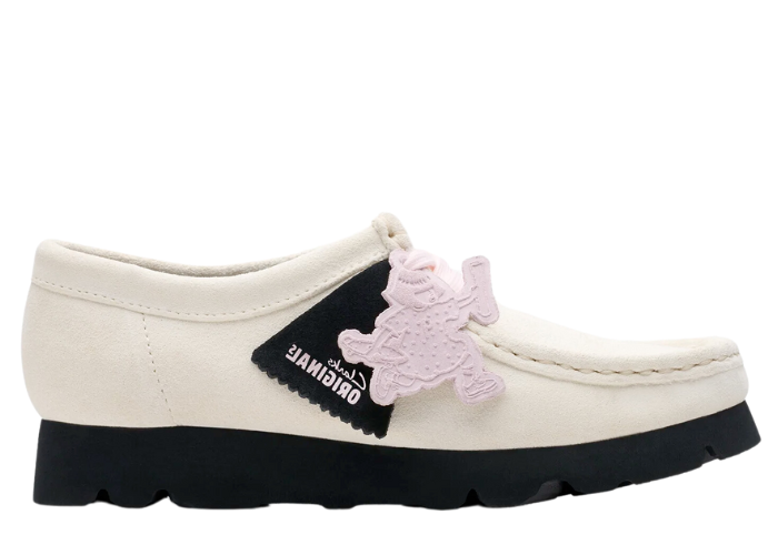 素晴らしい外見 The PaperGirl x Clarks Originals Wallabee White Releases 靴