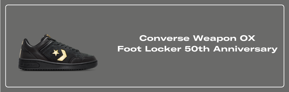 Converse Weapon OX Foot Locker 50th Anniversary - A12036C display picture 3