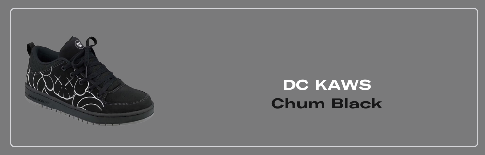 DC KAWS Chum Black - 102922-BLK Raffles & Where to Buy