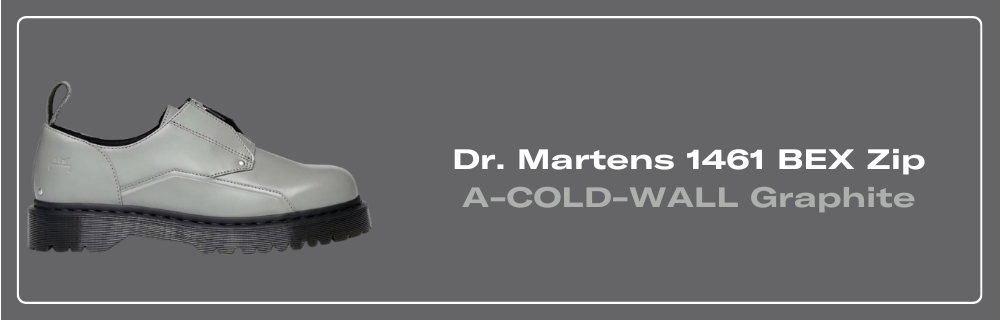 A-COLD-WALL × Dr.Martens 1461 Graphaite A-COLD-WALL* x Dr. Martens 1461 