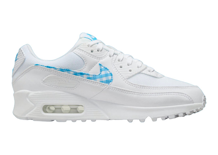 This Women's Exclusive Nike Air Max 90 Takes On Blue Gingham