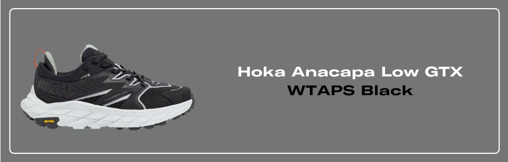 Hoka Anacapa Low GTX WTAPS Black Raffles and Release Date