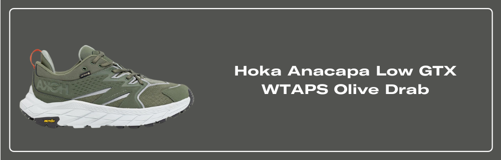 Hoka Anacapa Low GTX WTAPS Olive Drab Raffles and Release Date