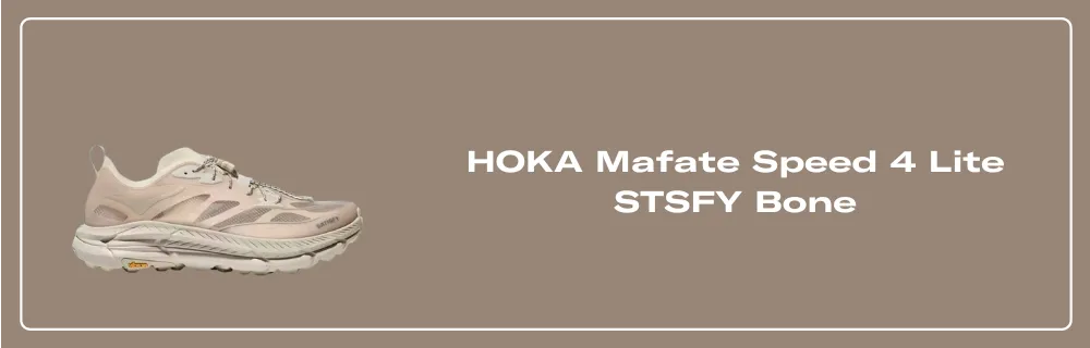HOKA Mafate Speed 4 Lite STSFY Bone - 1157050-BONE HOKA Mafate Speed 4 Lite STSFY Bone - 1157050-BONE