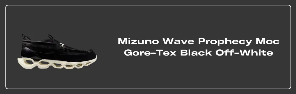 Mizuno Wave Prophecy Moc Gore-Tex Black Off-White - D1GD240602 Mizuno Wave Prophecy Moc Gore-Tex Black Off-White - D1GD240602